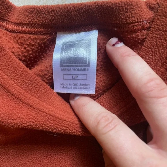 North face burnt orange crewneck - Picture 3 of 4